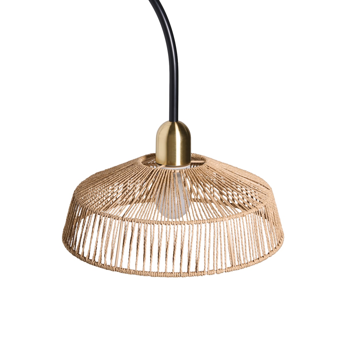 Lampa ścienna NOSARA Naturalny Papierowa plecionka
