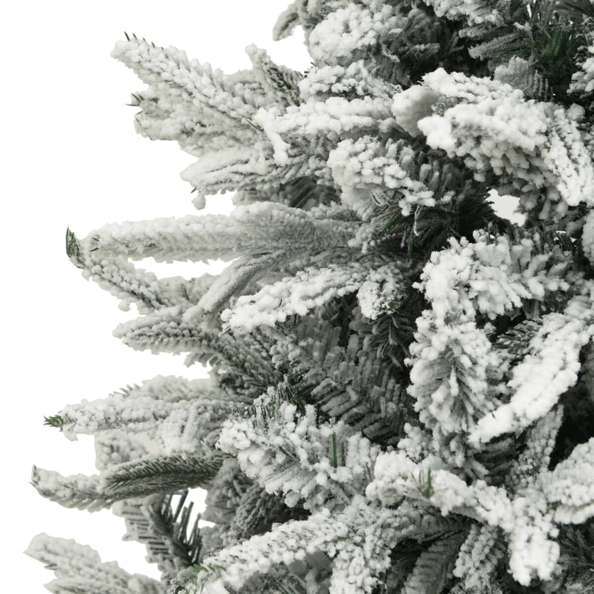 vidaXL Sztuczna choinka pokryta śniegiem, zielona, 150 cm, PVC i PE