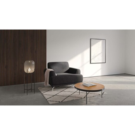 Fotel Puzo - ciemnoszary