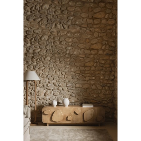 Szafka RTV z drewna mango Joel 180x40 cm