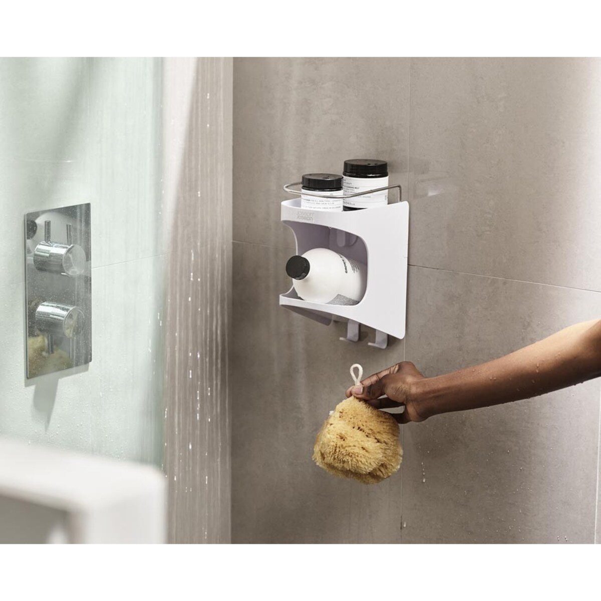 Organizer pod prysznic S Capsule, 22.6 x 12.5 x 15.3 cm, Joseph Joseph