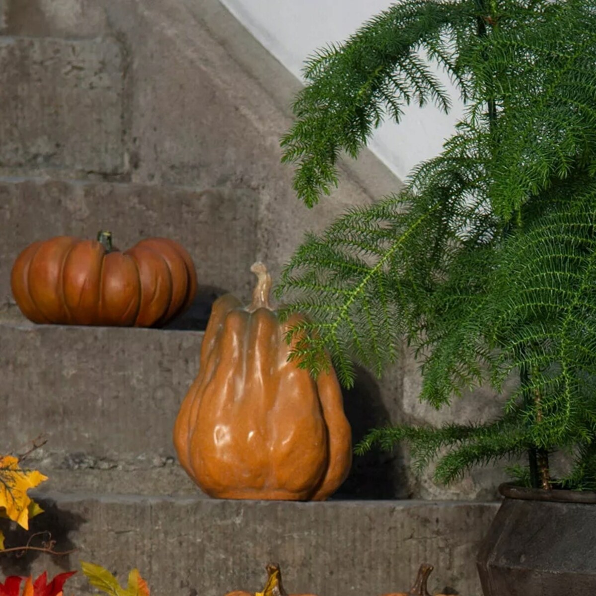 DYNIA POMARAŃCZOWA figurka ozdobna HALLOWEEN JESIEŃ 24cm dekoracja prezent