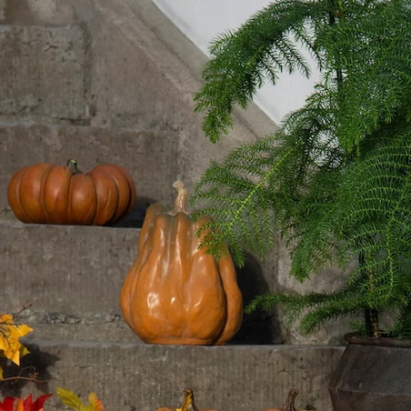 DYNIA POMARAŃCZOWA figurka ozdobna HALLOWEEN JESIEŃ 24cm dekoracja prezent