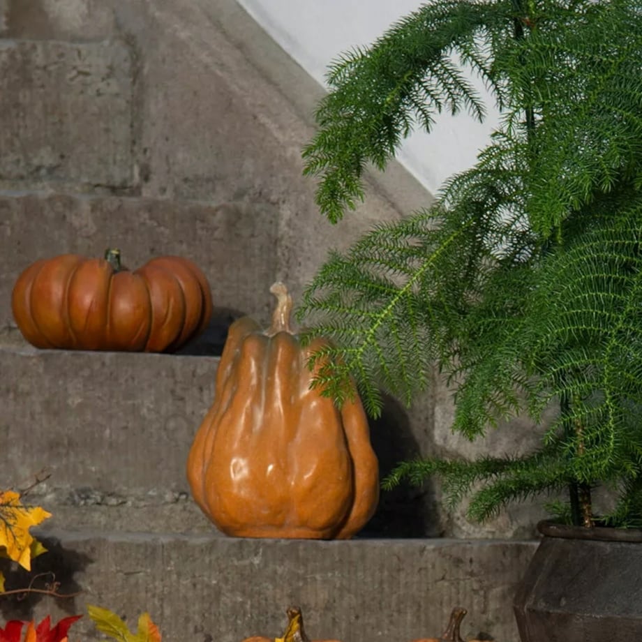 DYNIA POMARAŃCZOWA figurka ozdobna HALLOWEEN JESIEŃ 24cm dekoracja prezent