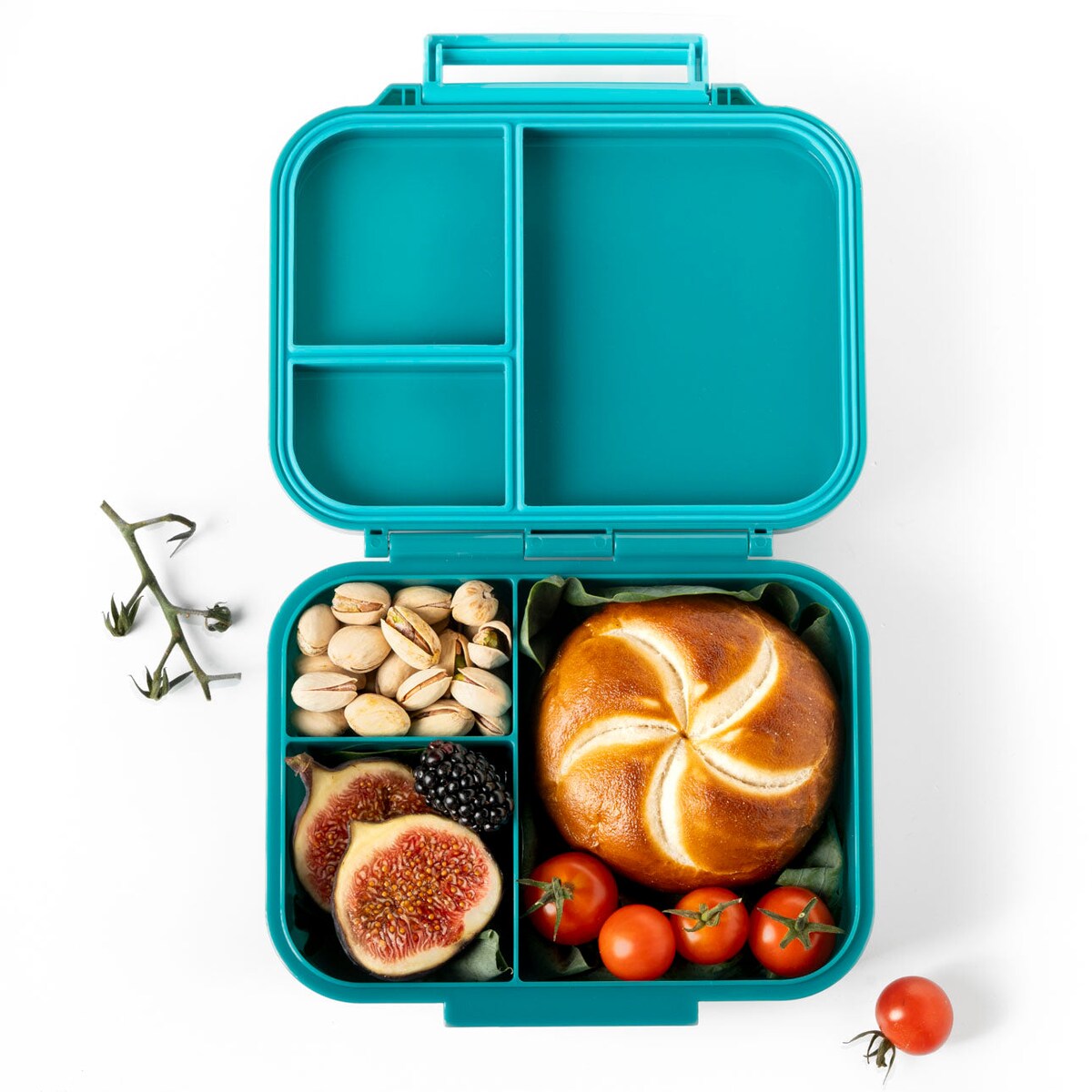 LEKKABOX CLASSIC mini lunchbox z przegródkami, Petrol
