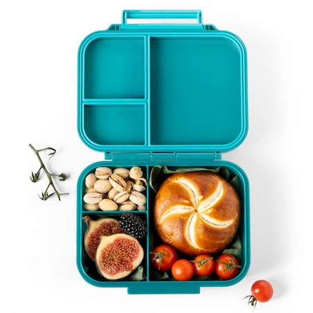 LEKKABOX CLASSIC mini lunchbox z przegródkami, Petrol