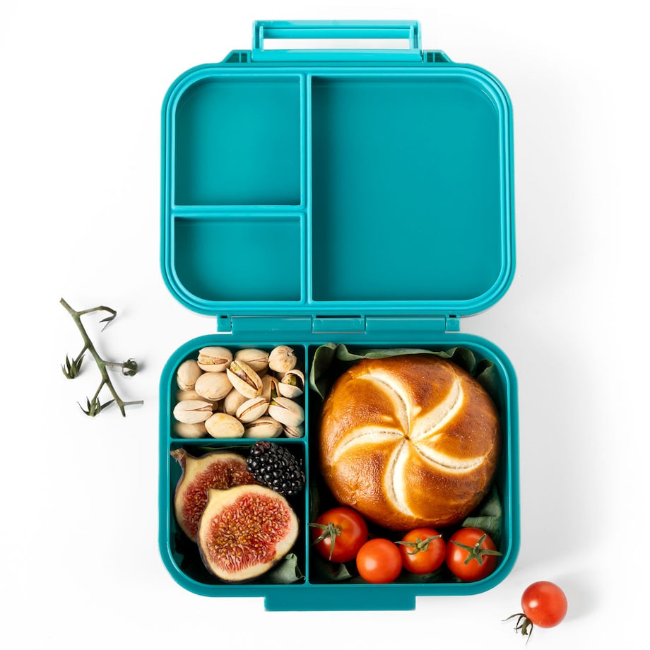 LEKKABOX CLASSIC mini lunchbox z przegródkami, Petrol