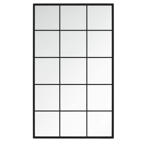 vidaXL Lustra ścienne, 4 szt., czarna rama, 100 x 60 cm, metal