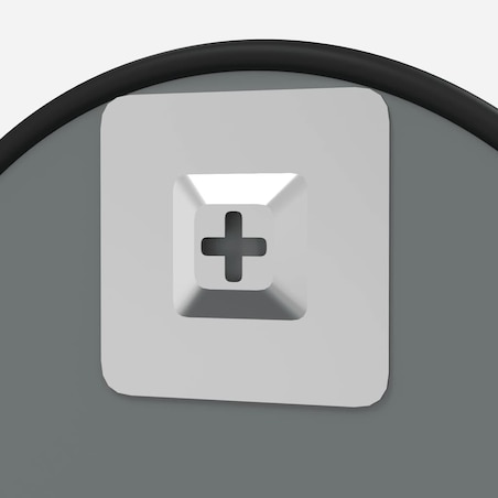 vidaXL Lustro ścienne, czarne, Ø 20 cm, okrągłe