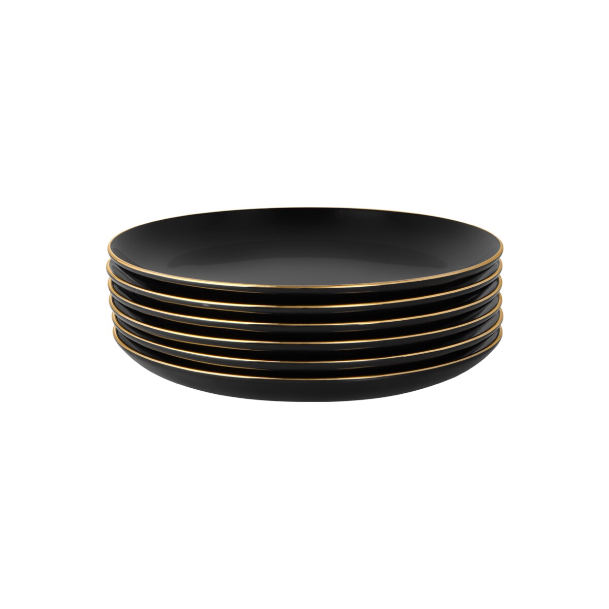 Zestaw talerzy dla 6 osób 18 el. City Złota Noc GL91