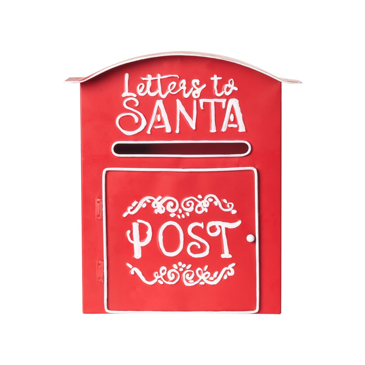 Skrzynka na listy świąteczna ESPOO 30 cm Czerwony