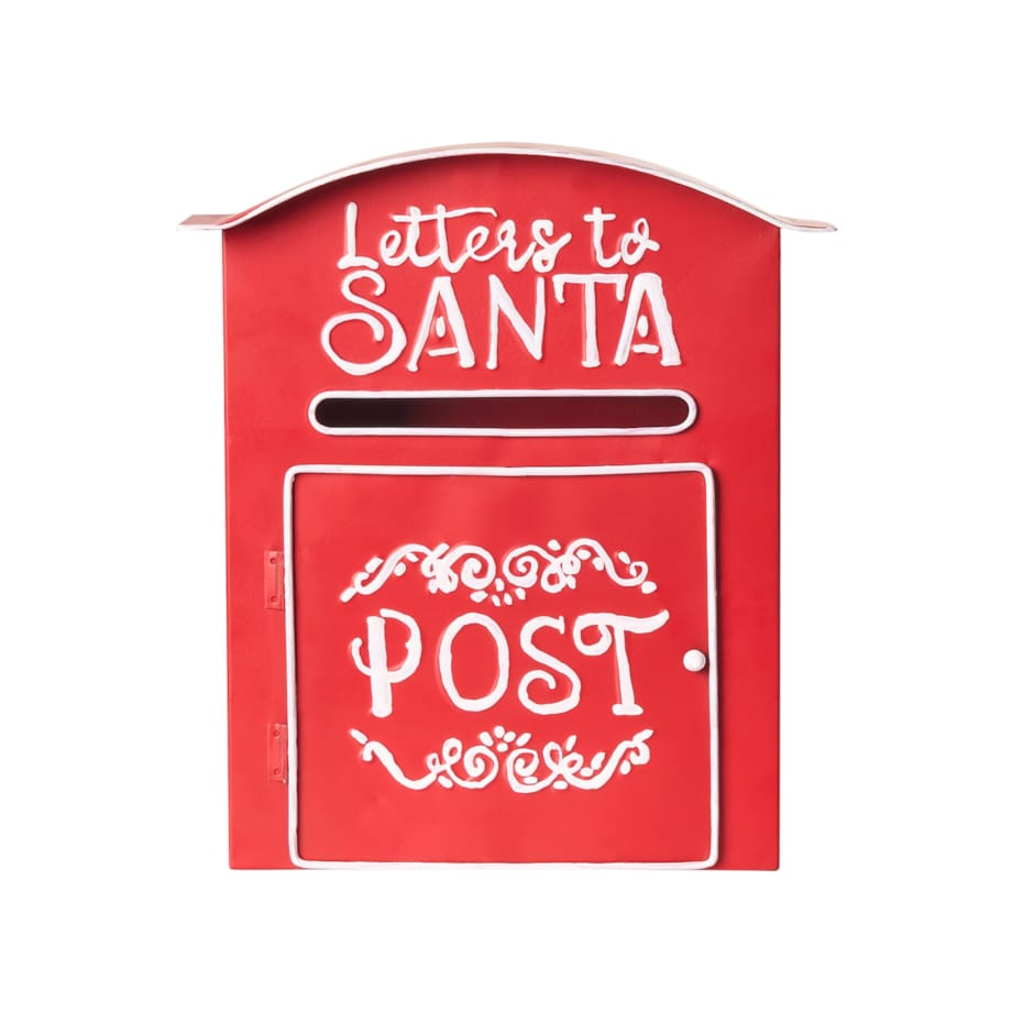 Skrzynka na listy świąteczna ESPOO 30 cm Czerwony