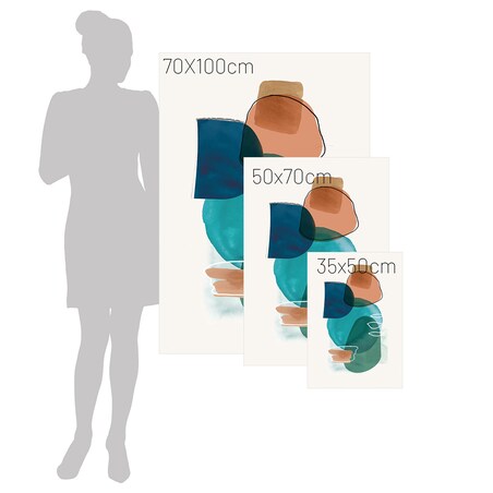 Obraz na płótnie Abstract Art II, 50 x 70 cm