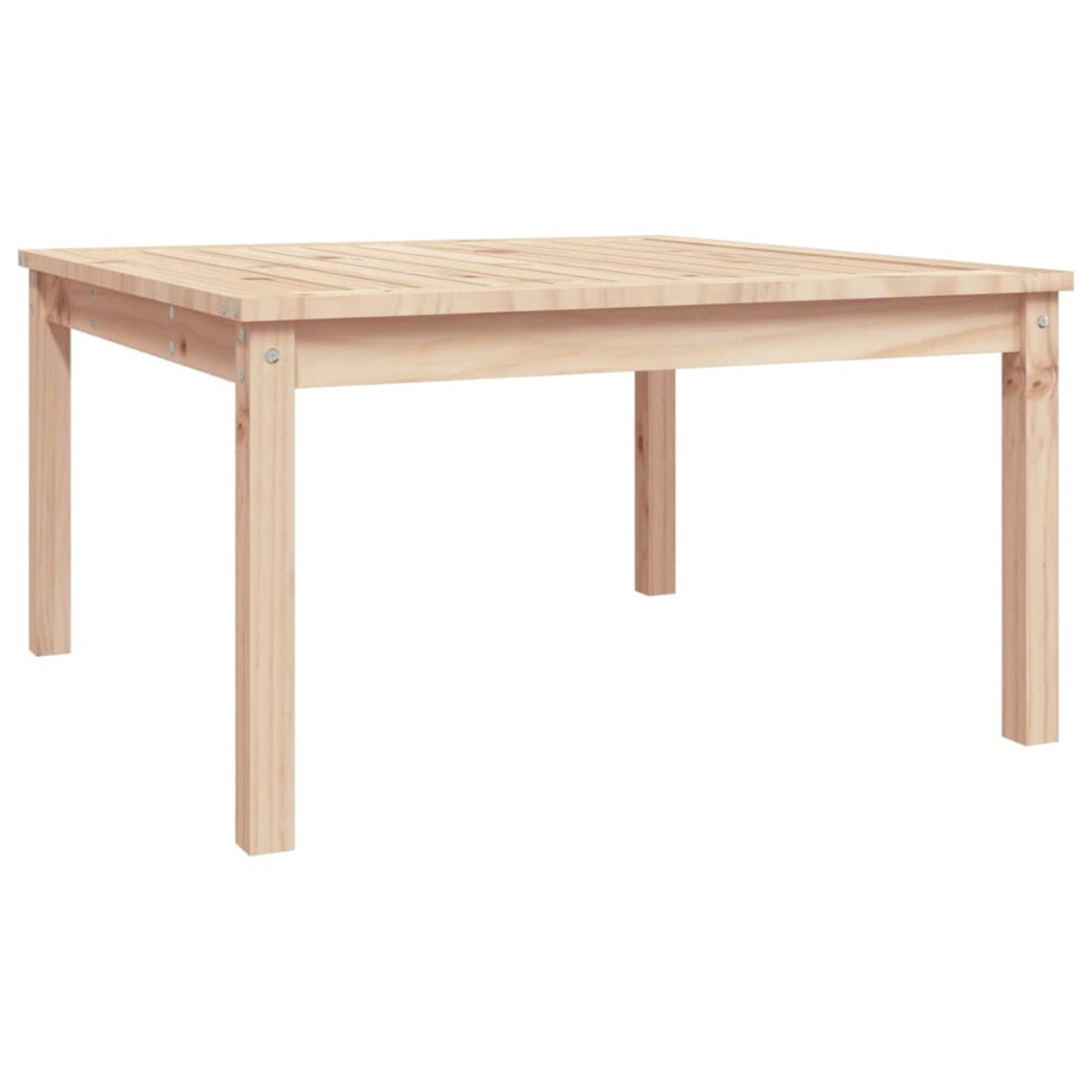 vidaXL Stolik ogrodowy, 82,5x82,5x45 cm, lite drewno sosnowe