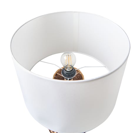 Lampa stołowa RENARD Papierowa plecionka Naturalny