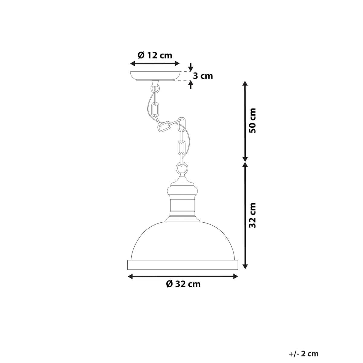 Lampa wisząca metalowa niebieska DIDESSA
