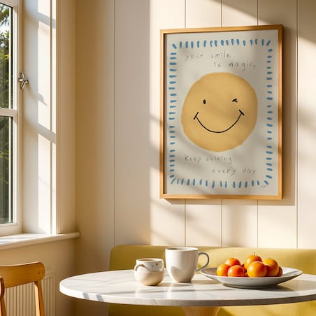 plakat twój uśmiech to magia 70x100