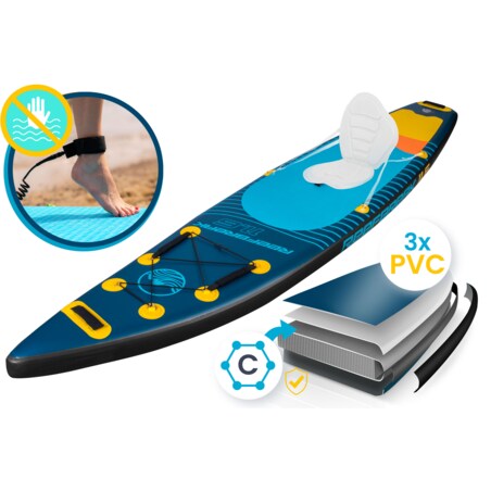 Deska SUP do pływania pompowana Paddle Reefbreak 350cm Neo-Sport ZESTAW