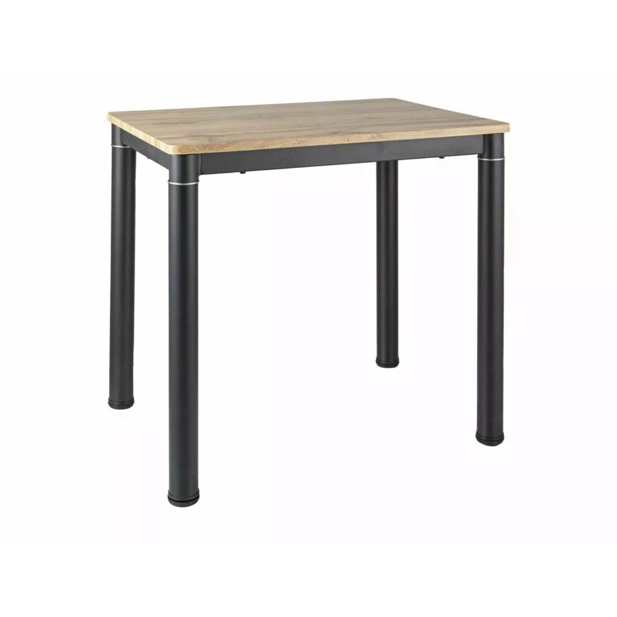 Stół DAMAR 80x60 dąb artisan/czarny mat