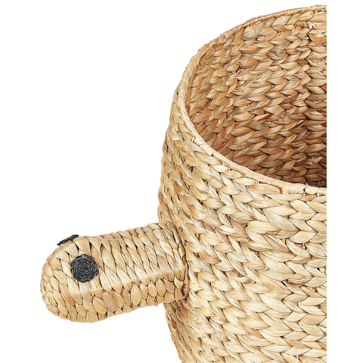 Kosz pleciony żółw z hiacyntu wodnego naturalny MONTAGU