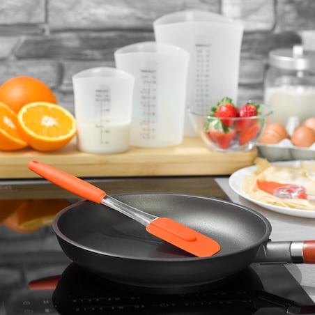 Łopatka kuchenna szpatuła silikonowa pomarańczowa KINGHOFF