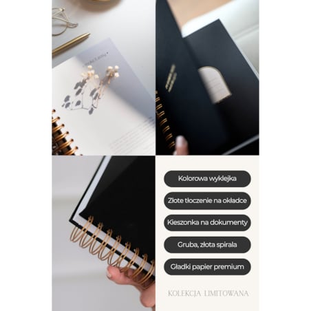 Planner dzienny 2026 na spirali – Ember