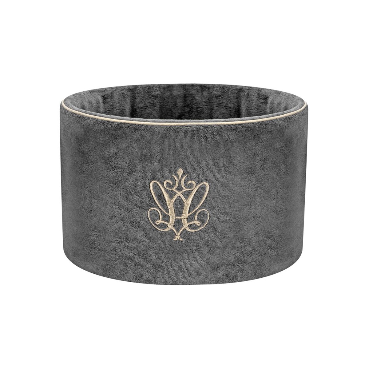 Pojemnik okrągły Anthracite Gloss