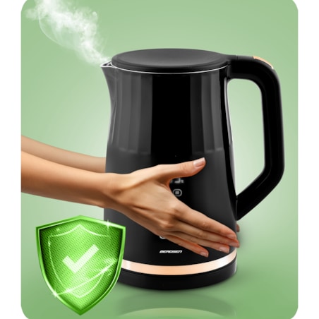 Czajnik elektryczny 2200w panel dotykowy 1,7l Berdsen