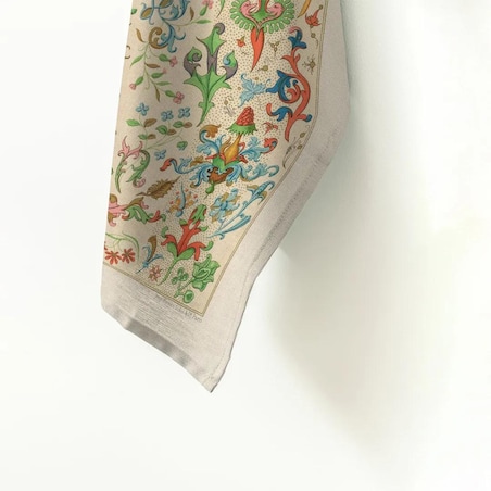 Lniany ręcznik kuchenny - Moyen age