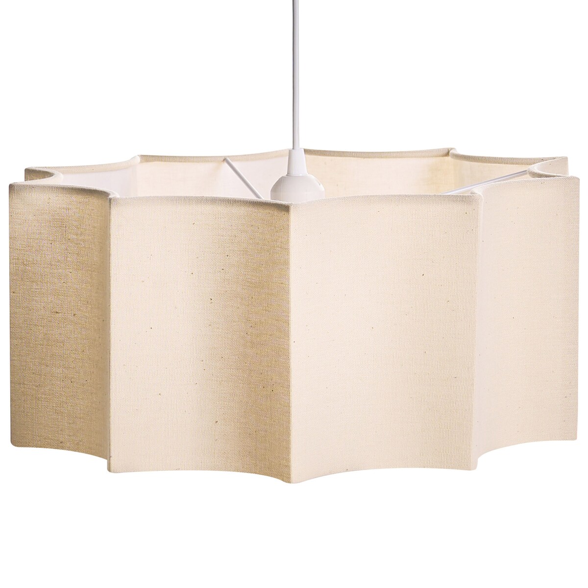 Lampa wisząca LUENHA Metal Beżowy