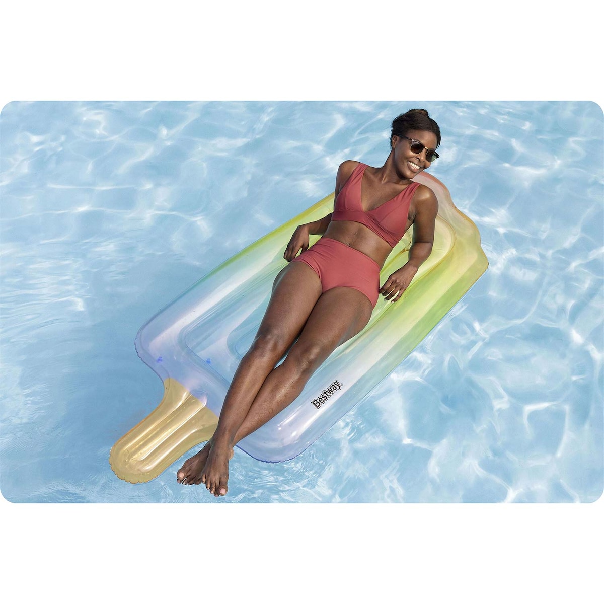 Dmuchany materac wodny Bestway Dreamsicle plażowy do pływania 185x89 cm