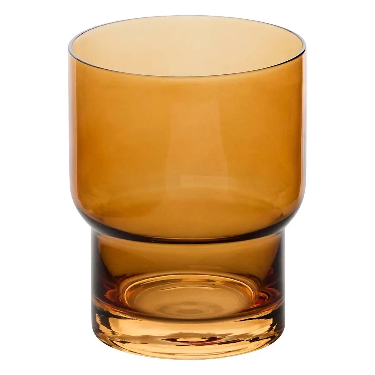 Komplet 6 szklanek żółtych, Ella, 8x10 cm