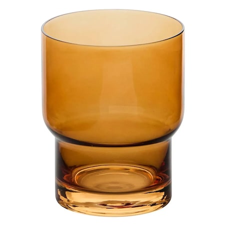 Komplet 6 szklanek żółtych, Ella, 8x10 cm