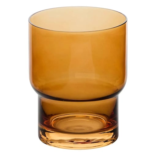 Komplet 6 szklanek żółtych, Ella, 8x10 cm