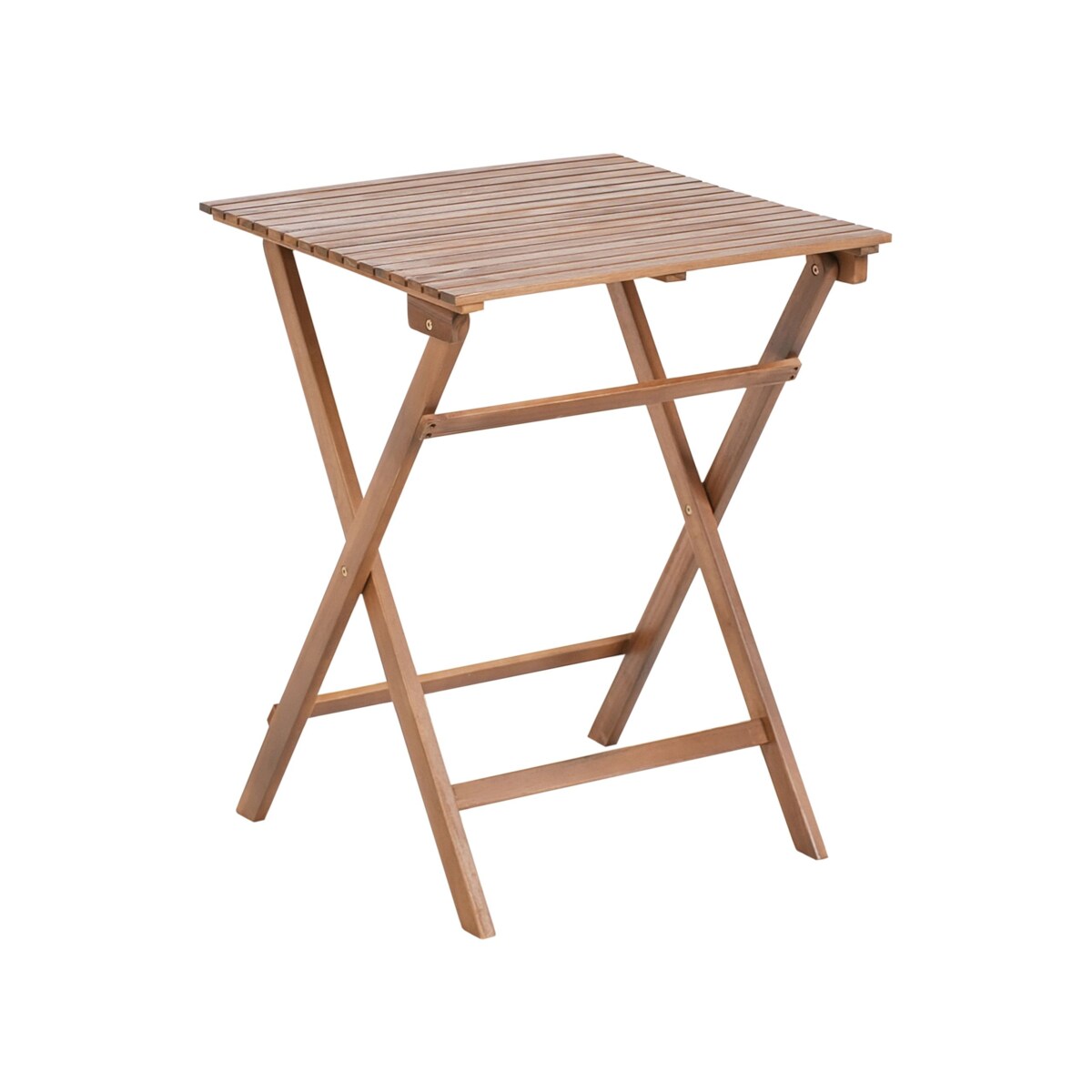 Zestaw mebli balkonowych Składane SOLAROLO Certyfikowane drewno akacjowe Brązowy