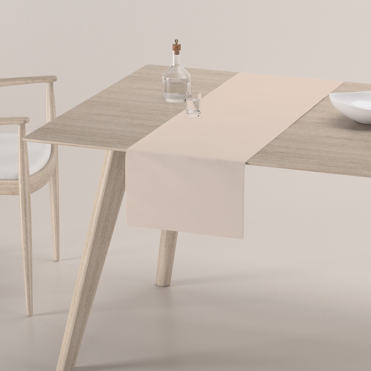 Bieżnik prostokątny 40x130 jasnobeżowy