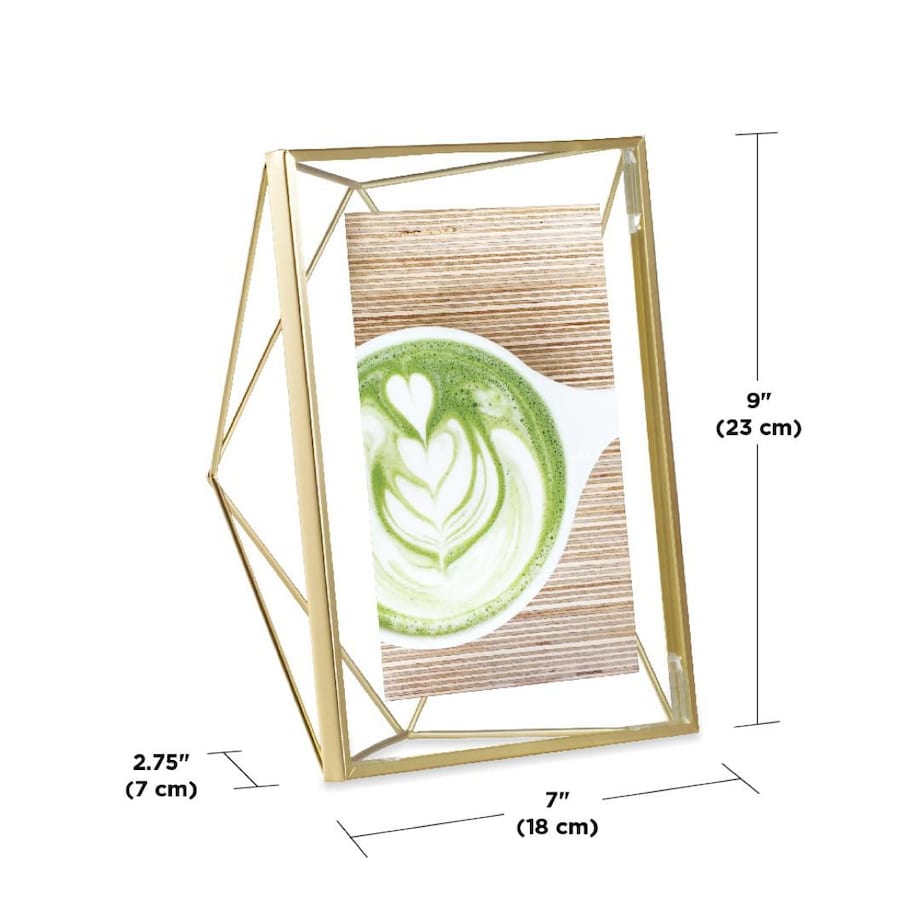 Ramka na zdjęcia mosiądz Prisma, 13 x 18 cm, Umbra