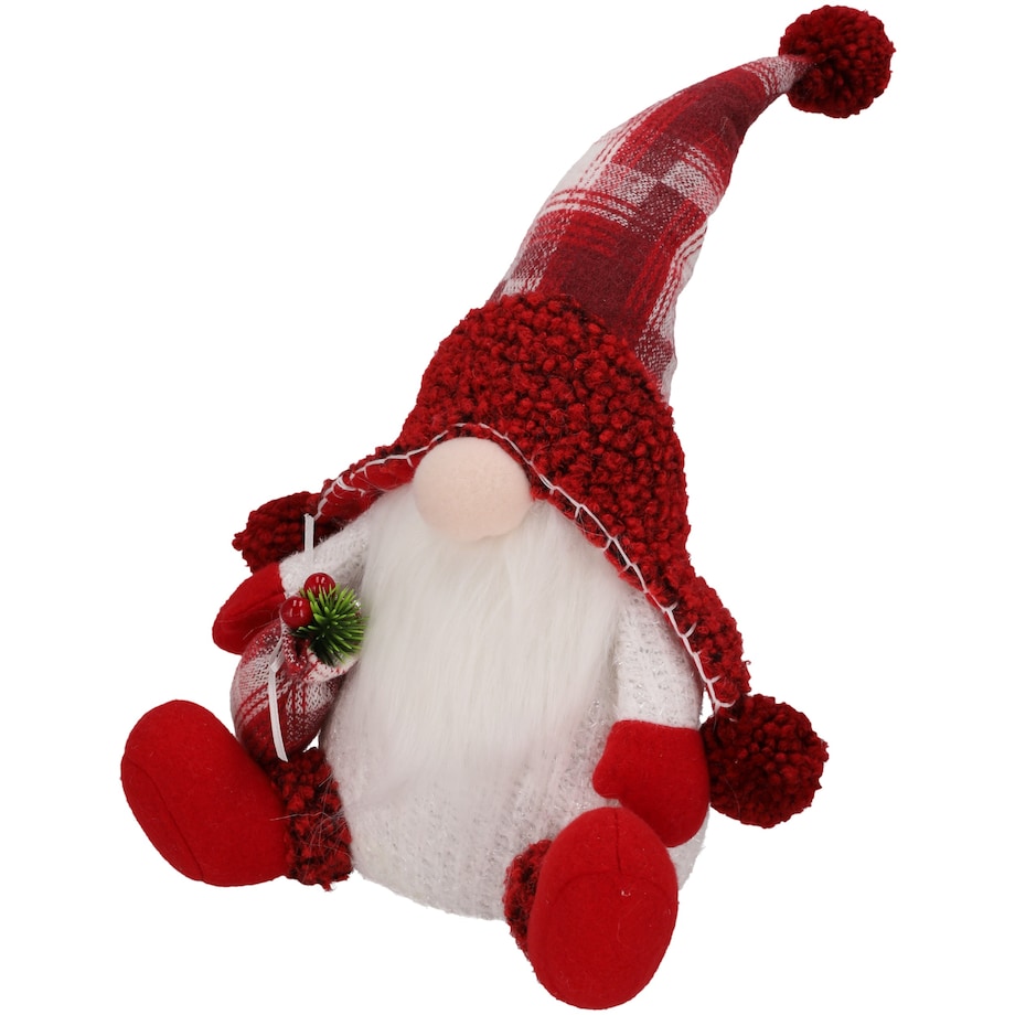 Skrzat świąteczny krasnal świecący na święta