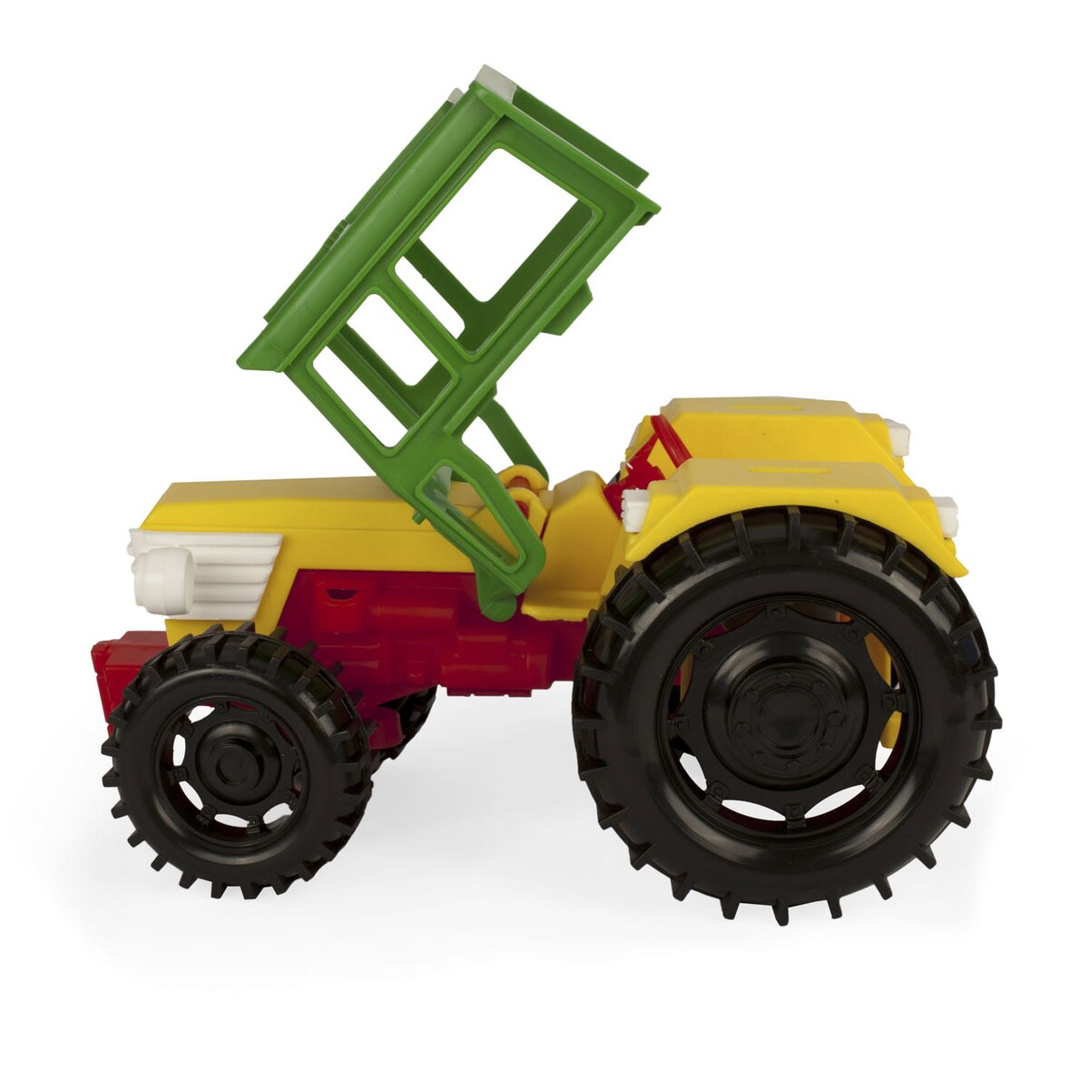 Traktor z przyczepą na konia