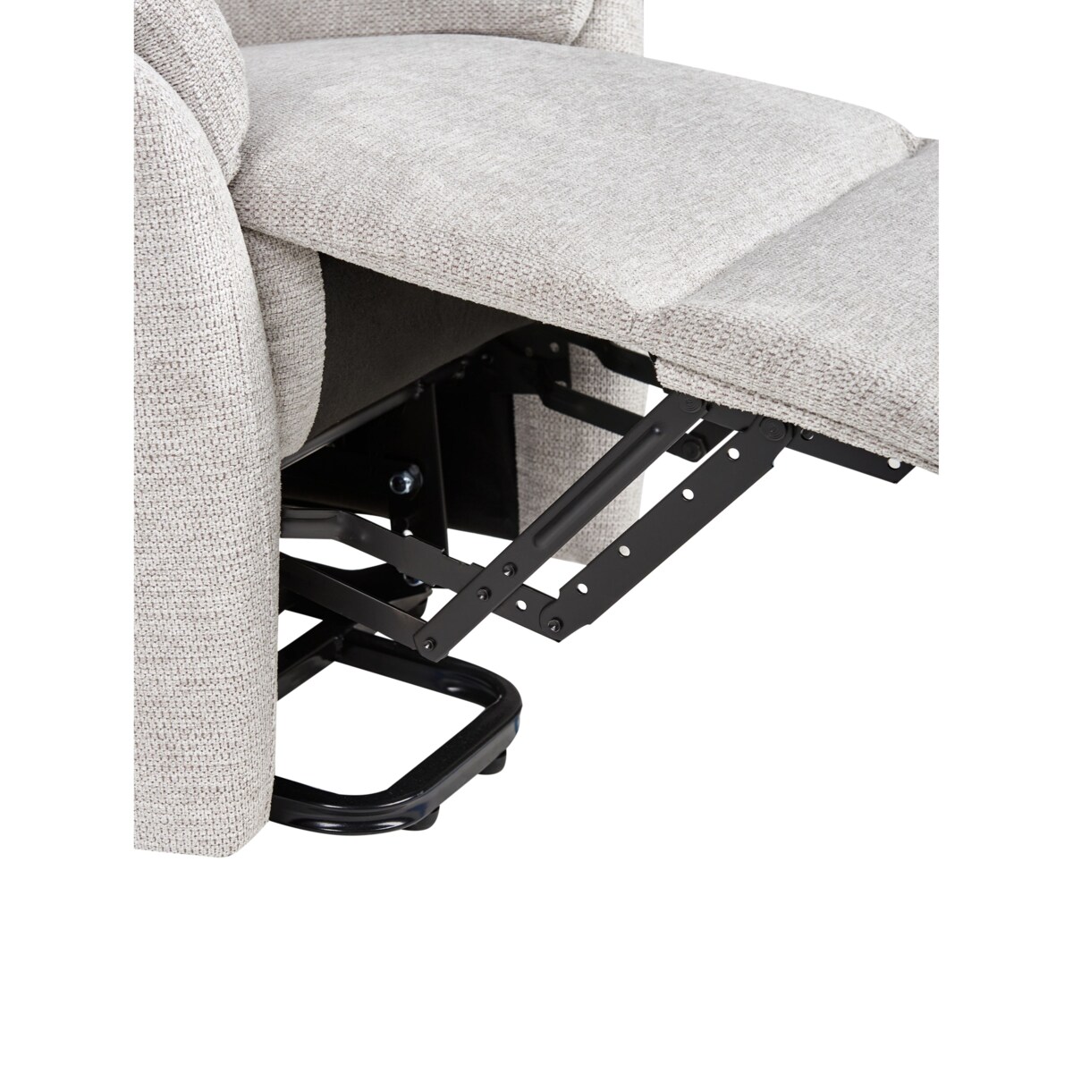 Elektryczny fotel rozkładany ELEGY Tkanina Jasnoszary