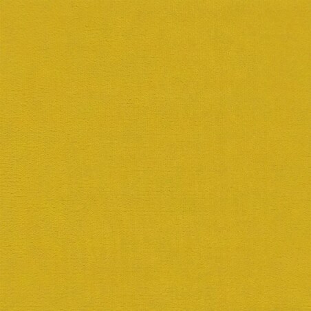 vidaXL Fotel bujany z uszak, żółty aksamit i lite drewno