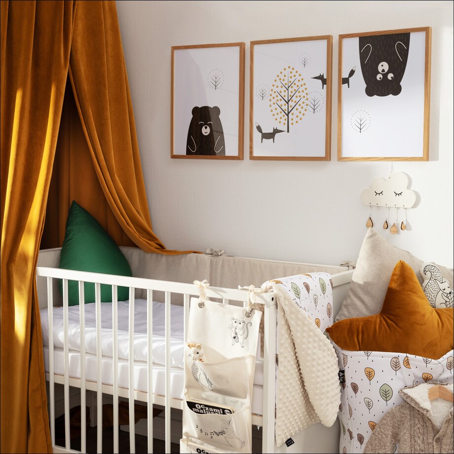 Obrazek Scandi Forest bear I 30x40cm, 30x40cm