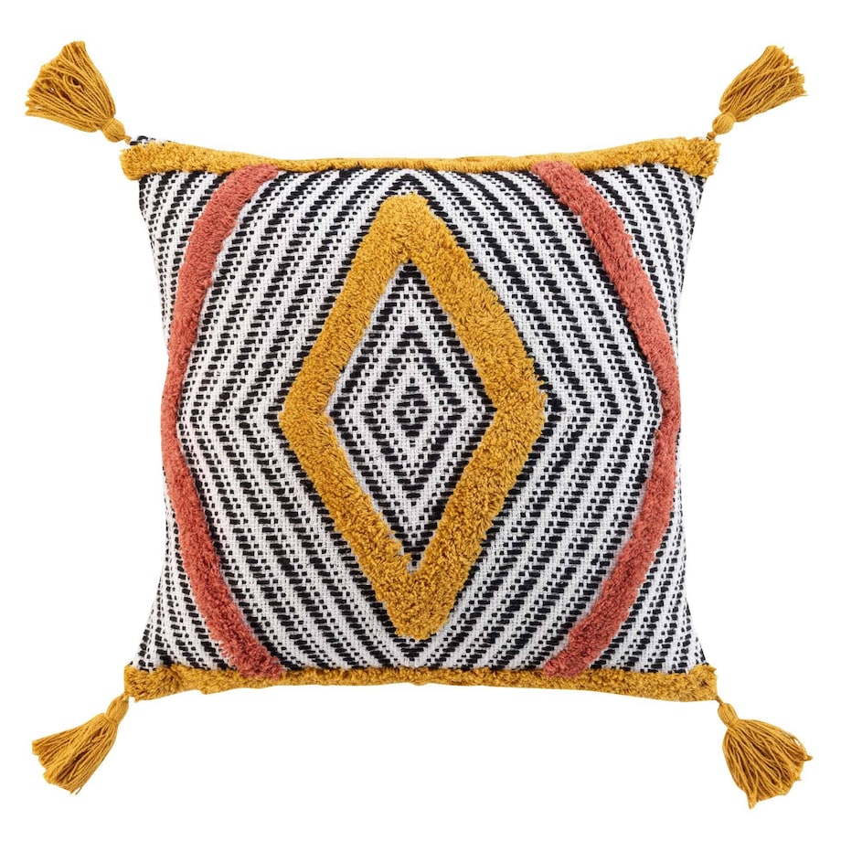 Poduszka ozdobna z chwostami TERANGA, 40 x 40 cm