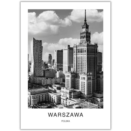 plakat warszawa 70x100
