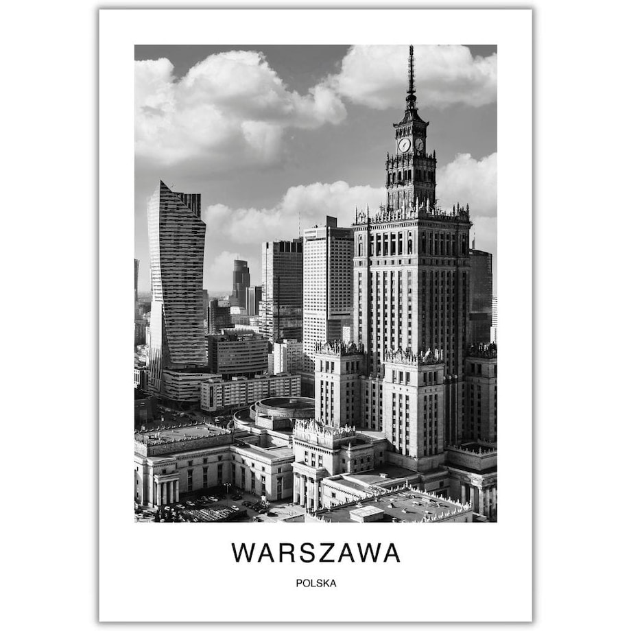 plakat warszawa 70x100