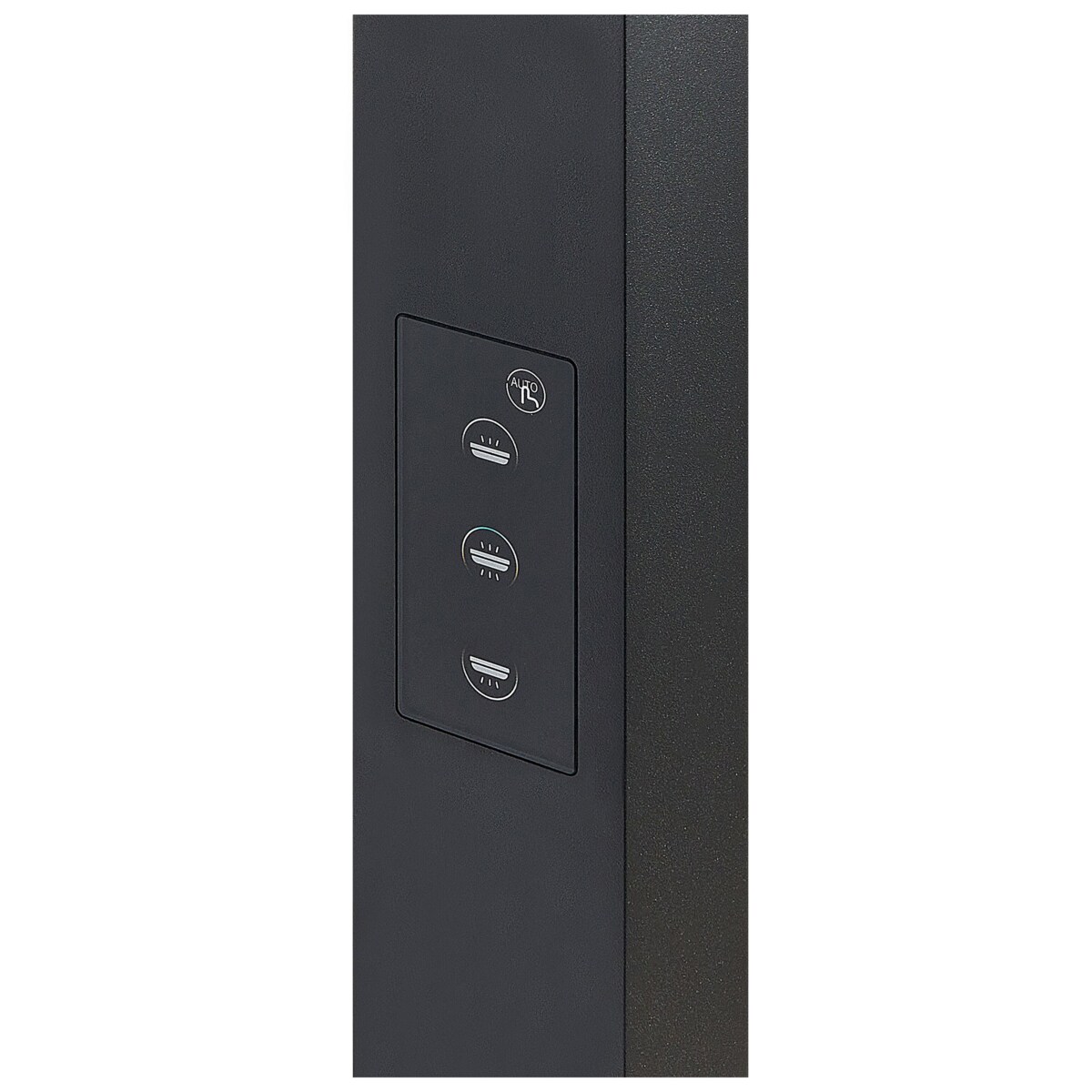 Lampa podłogowa LED metalowa czarna MENSA