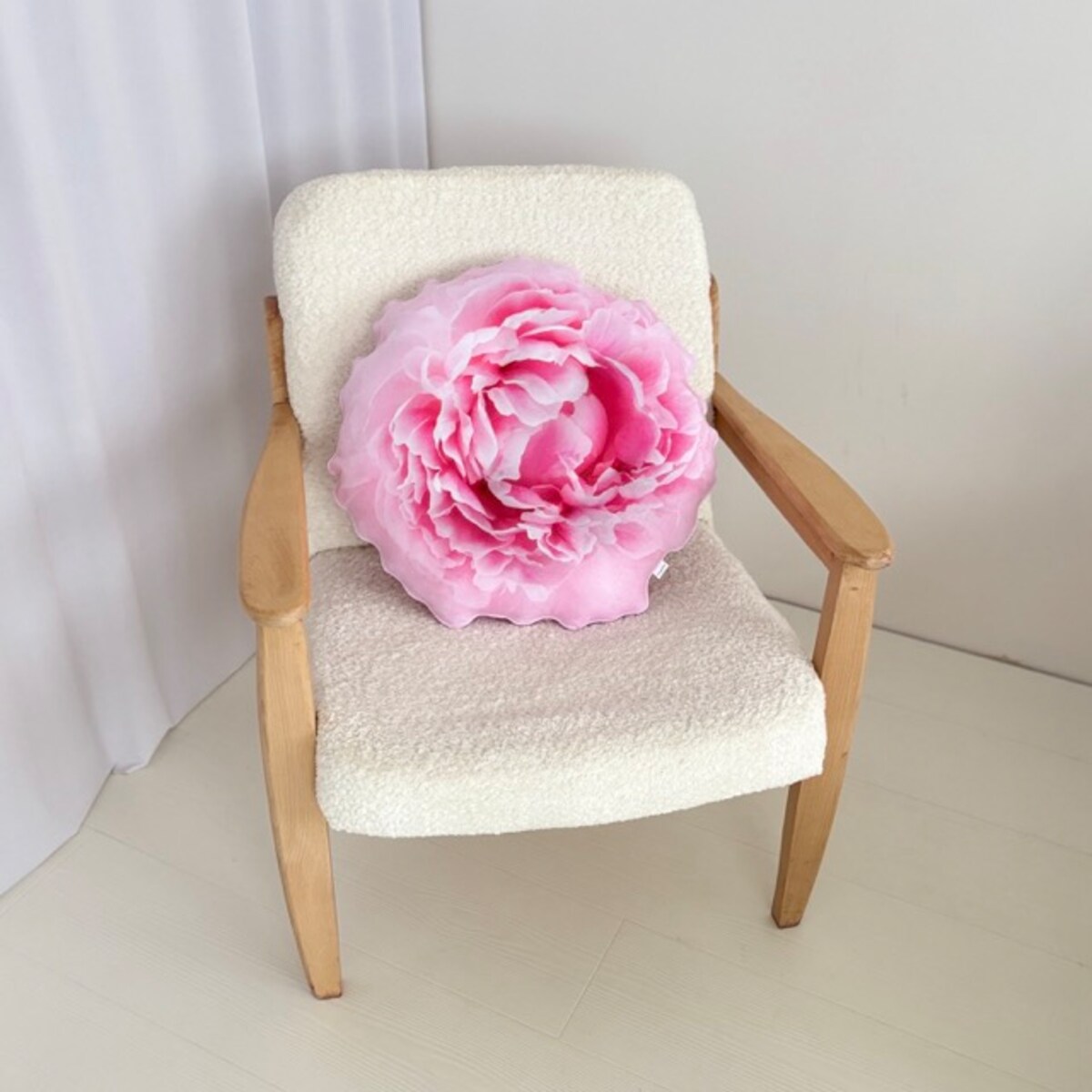 Poduszka duża kwiat Piwonia Poduszkownia