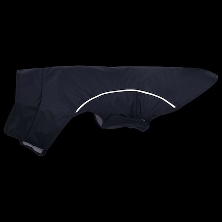 vidaXL Płaszcz przeciwdeszczowy dla psa z odblaskowymi paskami