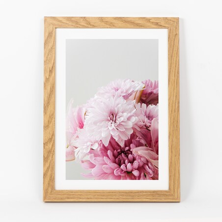 Ramka na zdjęcia 21x29,7 cm dębowa rama MDF z plexi do powieszenia pion poziom klasyczna prostokątna ramka FRAMAI®