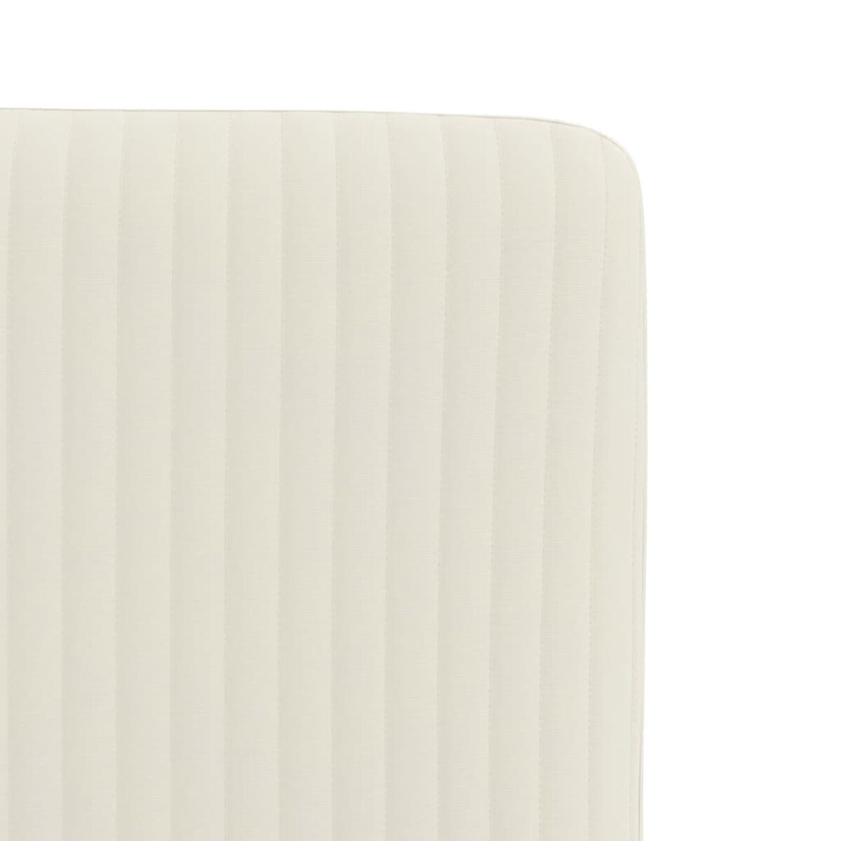 vidaXL Krzesła stołowe, 2 szt., kremowe, obite aksamitem